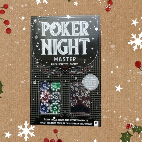 Poker Night Card Kit Master Game Set with Instructions All Level Players - Picture 8 of 13